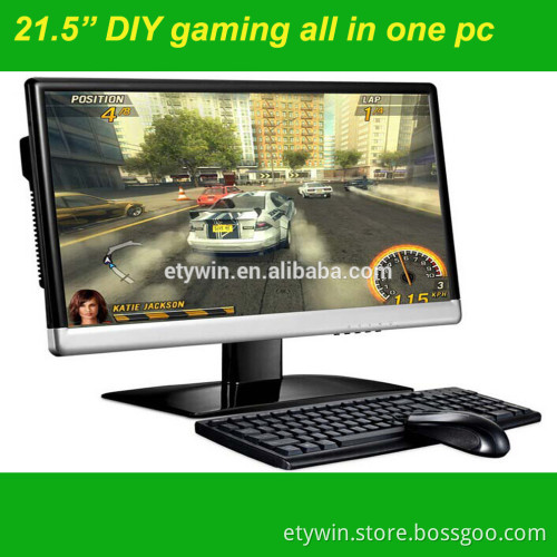 All in one pc w/o computer accessory desktop computer with 21.5" LED monitor DIY your computer hardware for gaming pc